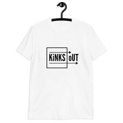 Unisex classic soft T-shirt. White with black basic K.O. logo.